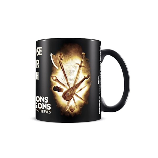 Dungeons & Dragons Välj din väg Mugg En storlek Svart Black One Size