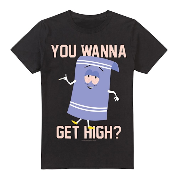 South Park Herr Wanna Get High Towelie T-Shirt 4XL Svart Black 4XL