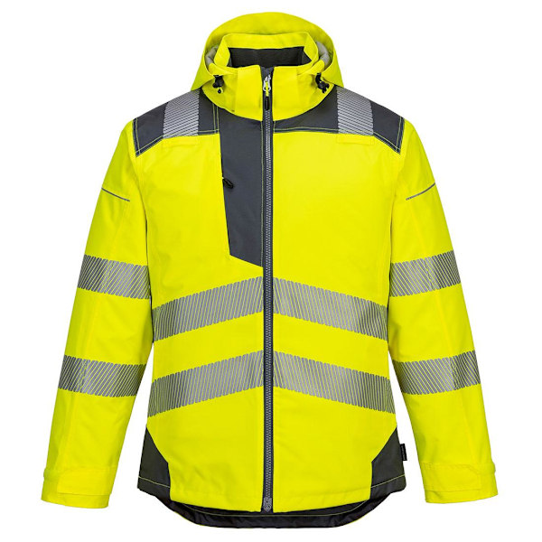 Portwest Herr PW3 Hi-Vis Vinterjacka M Gul/Grå Yellow/Grey M