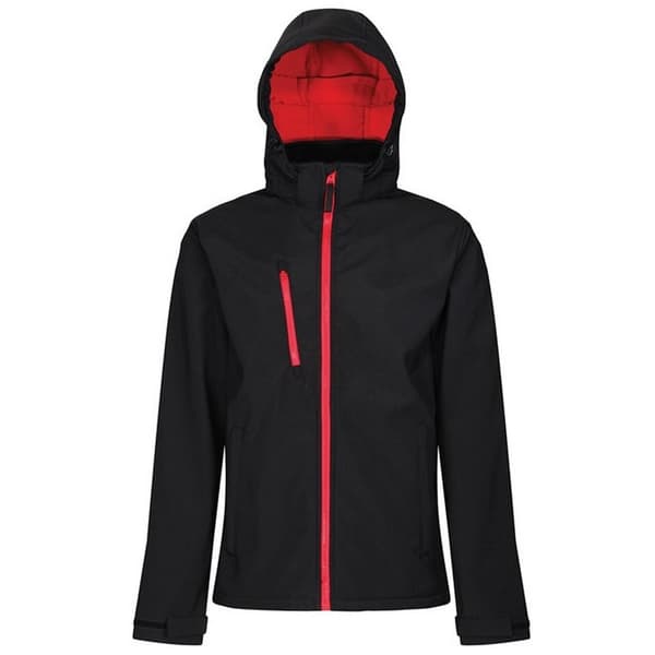 Regatta Herr Venturer Huvtröja Soft Shell Jacka S Seal Grey/Black Seal Grey/Black S