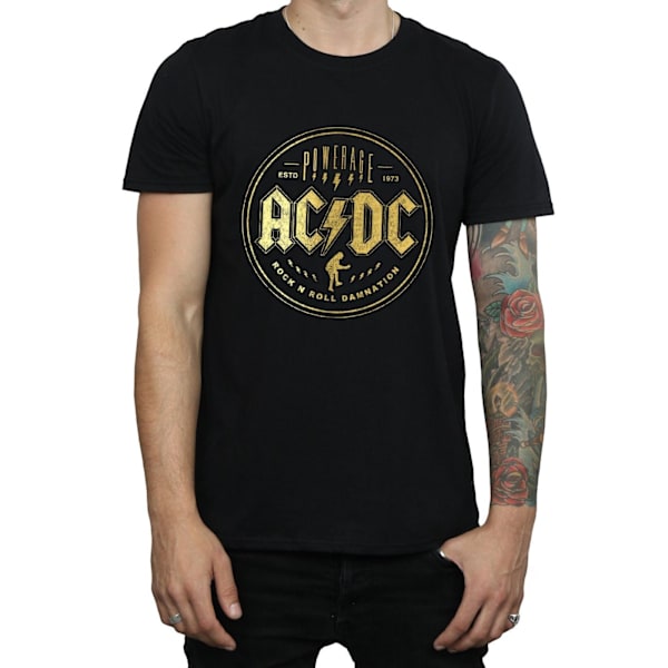 AC/DC Herr Rock N Roll Damnation T-shirt L Svart Black L