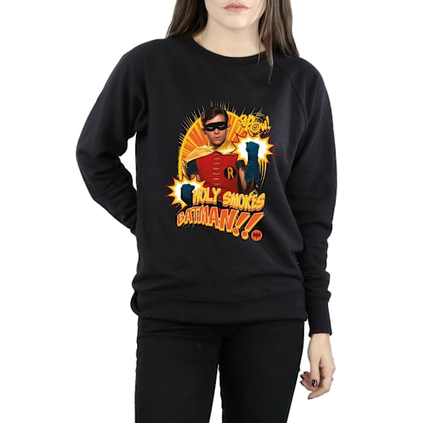 DC Comics Dam/Kvinnor Batman TV-serie Holy Smokes Sweatshirt Black L