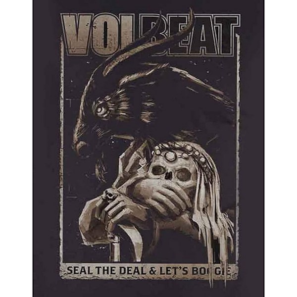 Volbeat Unisex Vuxen Boogie Goat Bomull T-shirt XXL Svart Black XXL