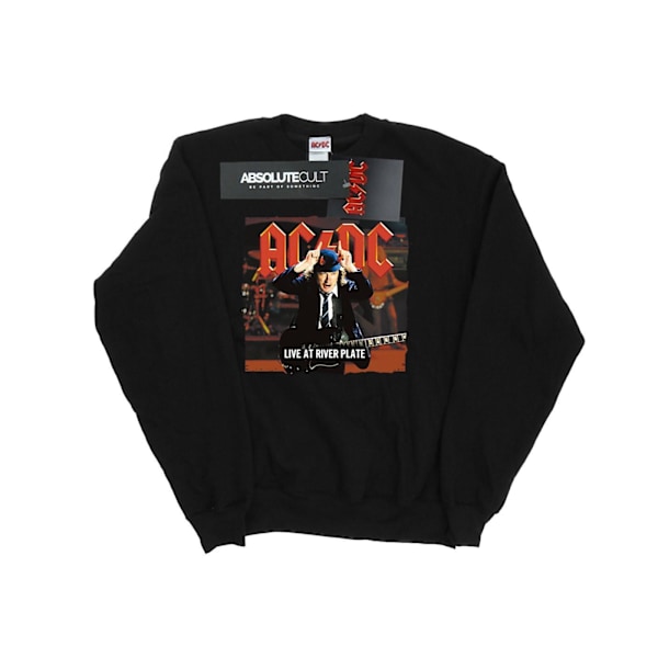 AC/DC Live At River Plate Columbia Records Sweatshirt 3XL för män Black 3XL