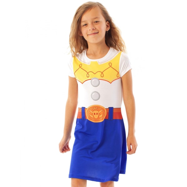 Toy Story Girls Jessie Kostymklänning 11-12 år Vit/Blå White/Blue 11-12 Years