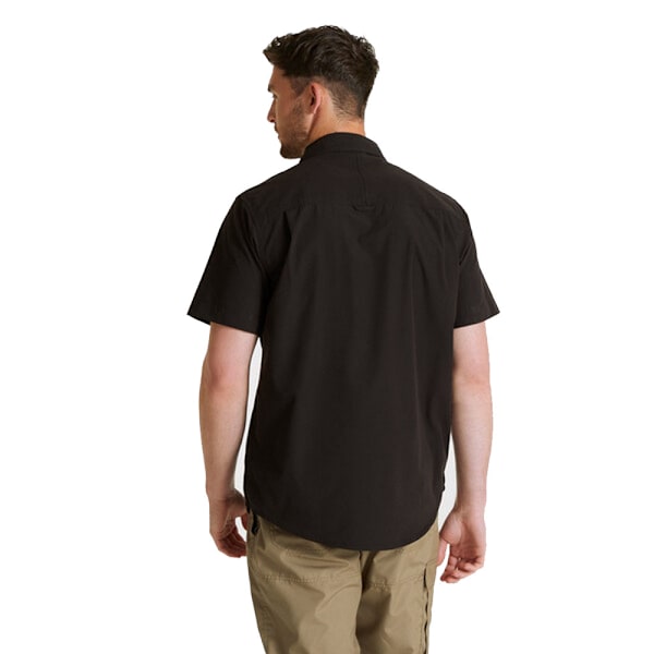 Craghoppers Mens Expert Kiwi Kortärmad Skjorta XL Svart Black XL