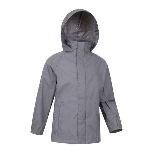 Mountain Warehouse Pakka II Vattentät jacka för barn 7-8 år Grey 7-8 Years