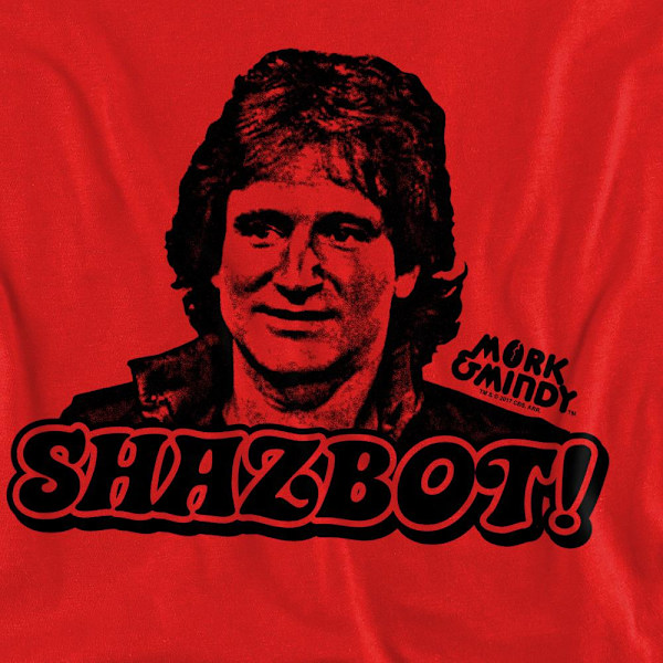 Mork And Mindy Unisex Vuxen Shazbot Sweatshirt L Röd Red L