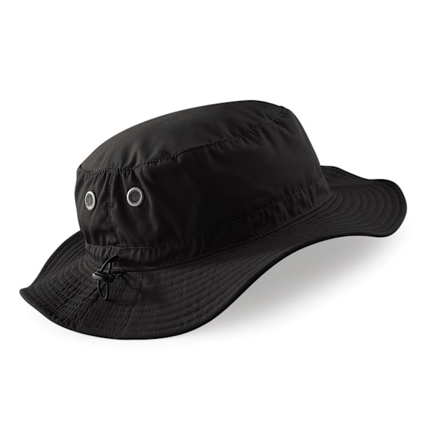 Beechfield Summer Cargo Bucket Hat / Huvudbonad (UPF50-skydd) Black One Size