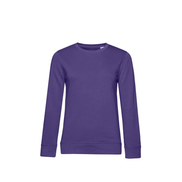 B&C Ekologisk tröja för kvinnor/damer XL Strålande lila Radiant Purple XL