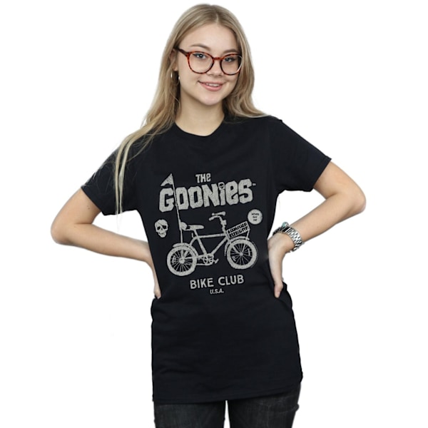 The Goonies Damcykelklubb Bomullspojkvän T-shirt L för kvinnor/damer Black L