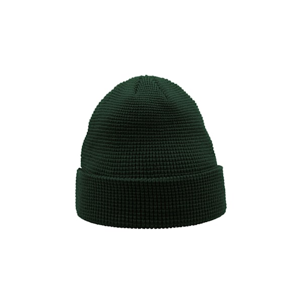 Atlantis Blog Waffle Beanie One Size Bottle Green Bottle Green One Size