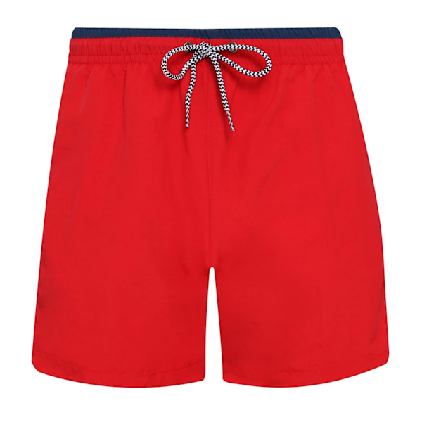 Asquith & Fox Badbyxor Herr L Röd/Marinblå Red/Navy L