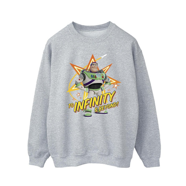 Disney Mens Toy Story Buzz To Infinity Sweatshirt S Sports Grey Sports Grey S