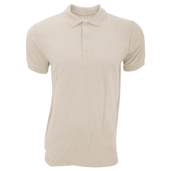 Gildan Premium Cotton Sport Double Pique Poloskjorta S Sand Sand S