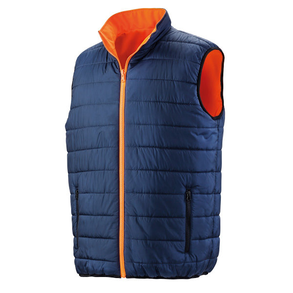 SAFE-GUARD by Result Unisex Vuxen Mjuk Touch Vändbar Säkerhet Fluorescent Orange XL
