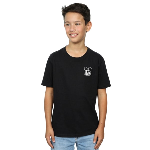 Disney Boys Musse Pigg Talar inte T-shirt med print 7-8 Ye Black 7-8 Years