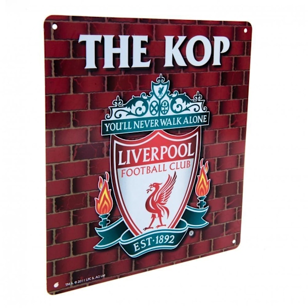 Liverpool FC The Kop Sign One Size Röd Red One Size