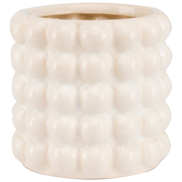 Hill Interiors Seville Collection Bubble Planter 20cm x 20cm x Cream 20cm x 20cm x 20cm