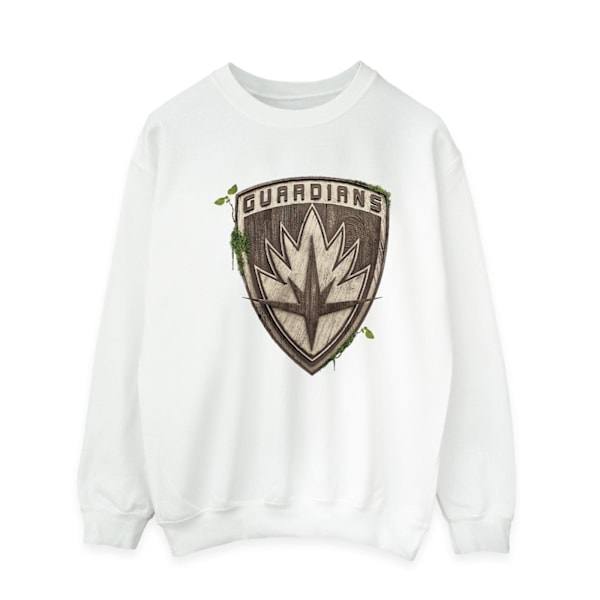 Marvel Herr I Am Groot Guardian Emblem Sweatshirt M Vit White M