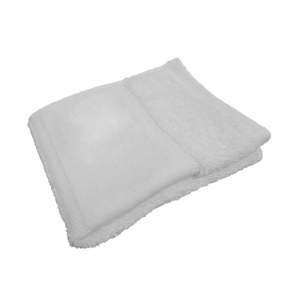 Towel City Tryckbar Kant Handduk One Size Vit White One Size