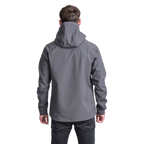 Trespass Mens Nider Vattentät Softshell Jacka XXS Carbon Carbon XXS