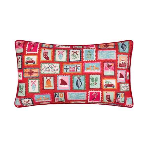 Furn Dear Santa Vändbart Tryckt Julkuddfodral 30cm Multicoloured 30cm x 50cm