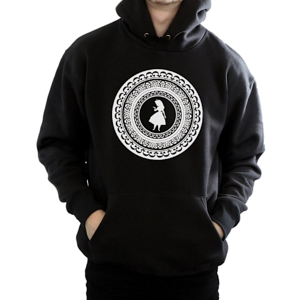 Disney Herr Alice In Wonderland Circle Hoodie 3XL Svart Black 3XL