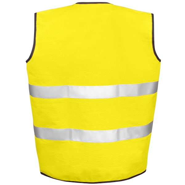 SAFE-GUARD by Result Unisex Vuxen Motorist Hi-Vis Väst L-XL Gul Yellow L-XL