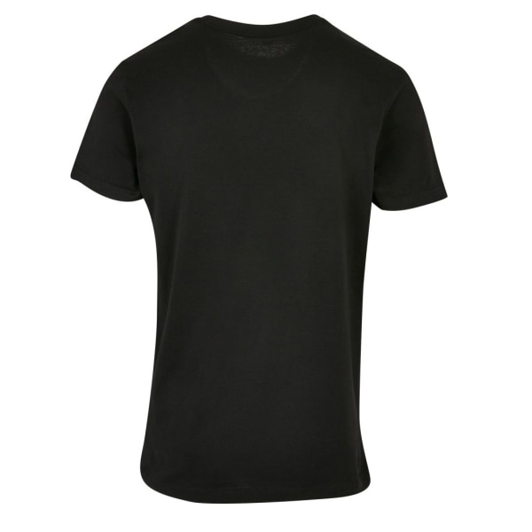 Bygg ditt varumärke Herr Basic Rund Hals T-shirt 5XL Svart Black 5XL