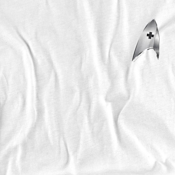 Star Trek: Discovery Unisex Vuxen Medicinsk Badge T-Shirt XXL Whi White XXL