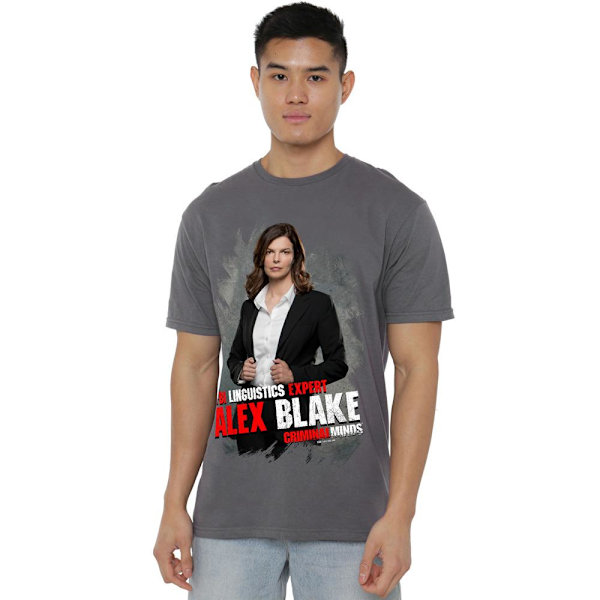 Criminal Minds Herr Alex Blake T-Shirt M Kolgrå Charcoal M