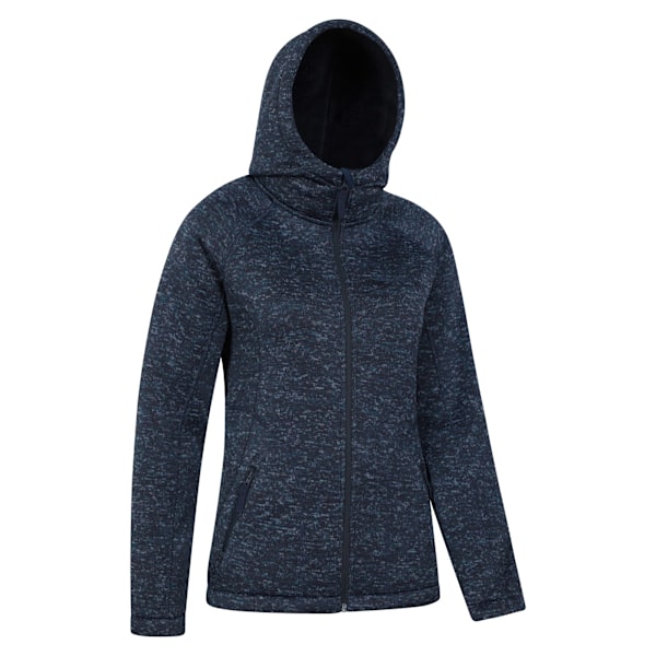 Mountain Warehouse Nevis Helly Zip Hoodie för Kvinnor/Dam 10 UK Mörkblå Dark Blue 10 UK