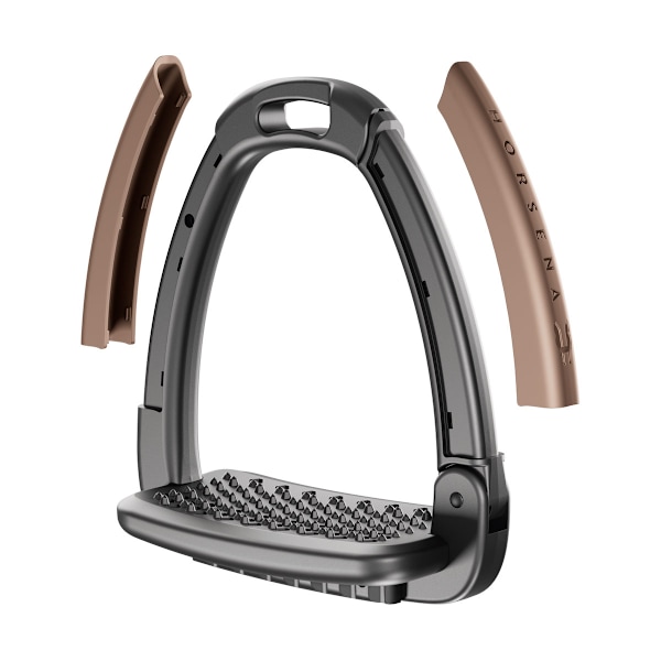 Horsena Byt Stigbygelöverdrag (4-pack) One Size Mörkbrons Dark Bronze One Size
