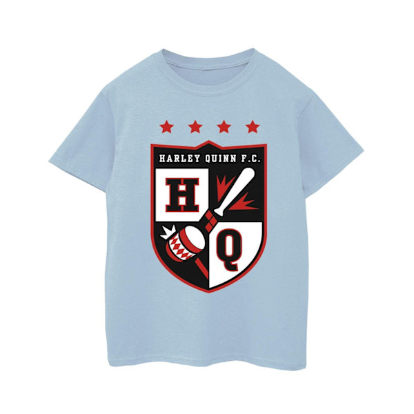Justice League Boys Harley Quinn FC Pocket T-Shirt 12-13 år Baby Blue 12-13 Years