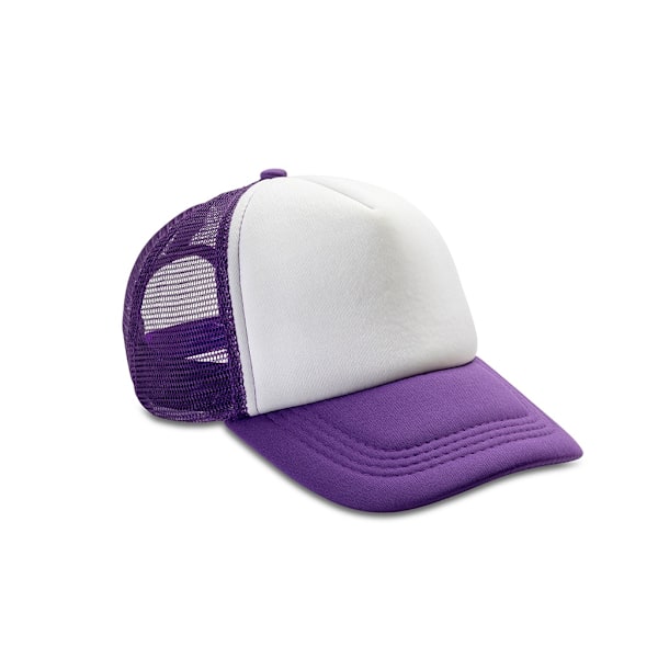 Result Core Half Mesh Truckerkeps One Size Lila/Vit Purple/White One Size