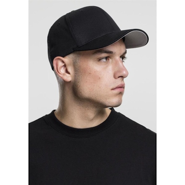 Yupoong Flexfit Fitted Baseball Cap LXL Svart Black LXL