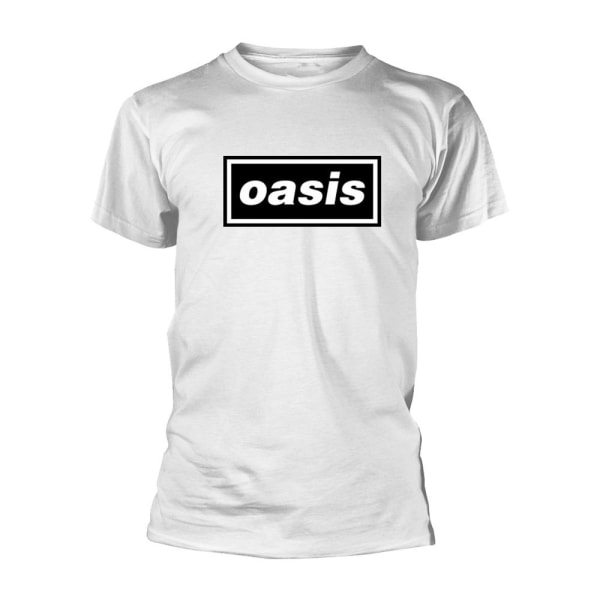 Oasis Unisex Adult Decca Logo T-shirt M Vit White M
