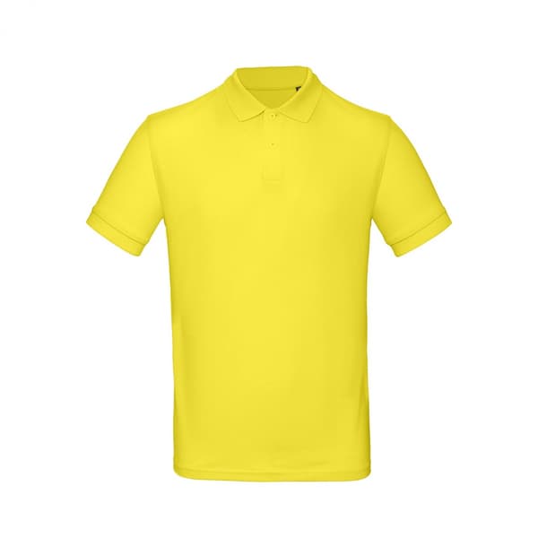 B&C Herr Inspire Polo M Solgul Solar Yellow M