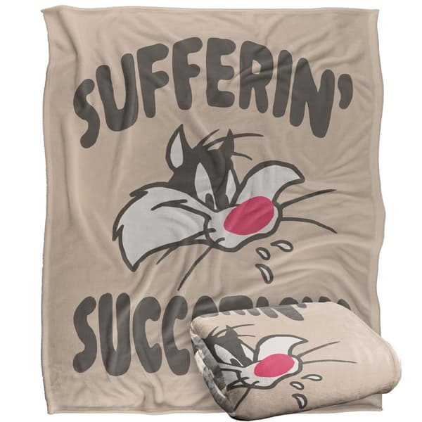 Looney Tunes Sufferin Succotash Kladdfilt One Size Multico Multicoloured One Size