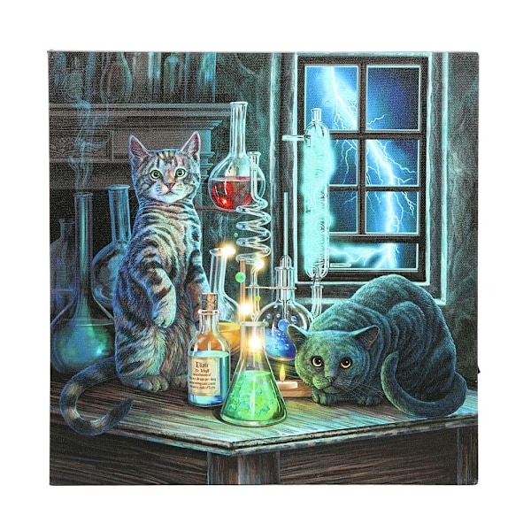 Lisa Parker Jekyll and Hyde Upplyst Canvas One Size Svart/Mult Black/Multicoloured One Size