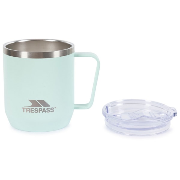 Trespass Nooper Reseflaska i Rostfritt Stål, Storlek: One Size, Färg: Teal Mist Teal Mist One Size