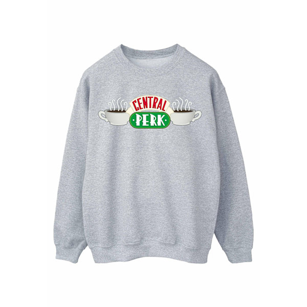 Friends Dam/Kvinnor Central Perk Sweatshirt S Sports Grey Sports Grey S