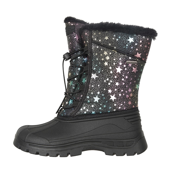 Mountain Warehouse Whistler Adaptive Stars Snow Stövlar för Barn Jet Black 13 UK Child