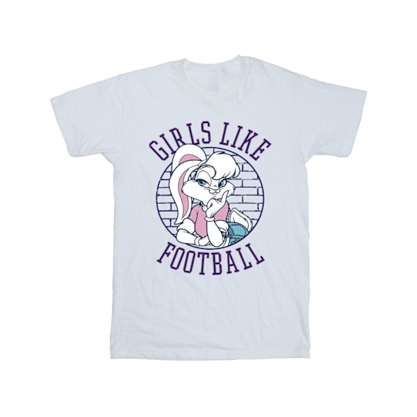 Looney Tunes Mens Lola Bunny Girls Like Football T-Shirt XXL Wh White XXL