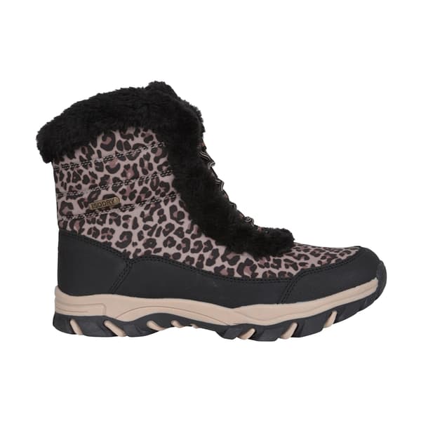 Mountain Warehouse Dam/Dam Ohio Leopardtryck Termiska Sno Black 4 UK