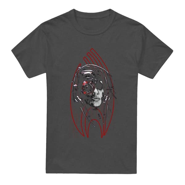 Star Trek Unisex Vuxen Borg Construct T-Shirt M Kolgrå Charcoal M