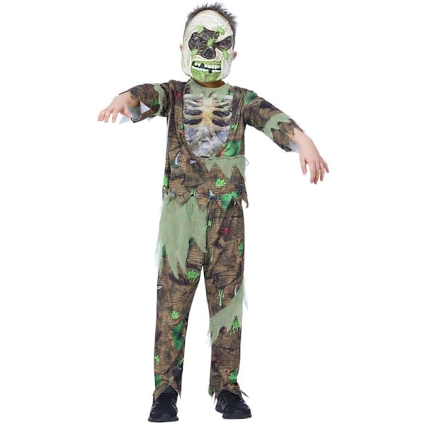 Smiffys Pojkar Deluxe Bug Zombie Kostymset 10-12 År Brun/Gr Brown/Green 10-12 Years