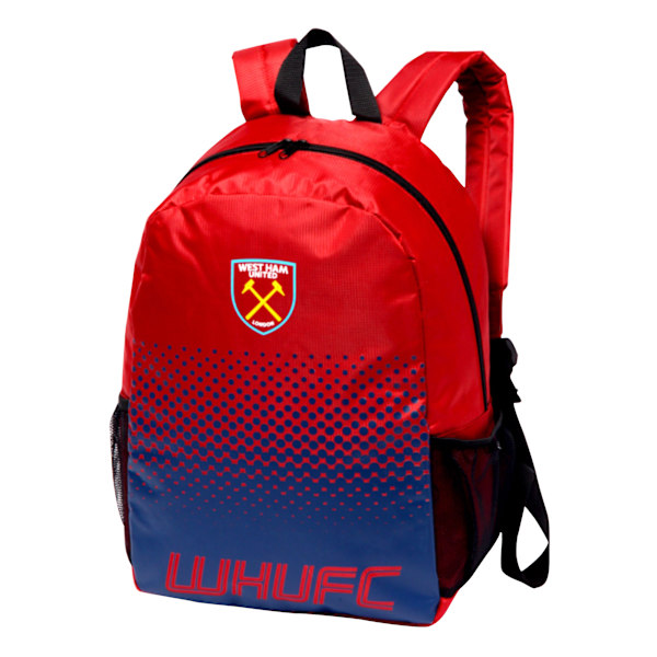West Ham United FC Fade Design Football Crest Ryggsäck One Size Claret/Blue One Size