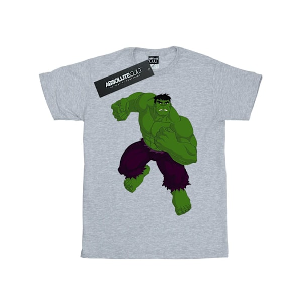 Marvel Herr Hulk Pose T-shirt XXL Sports Grey Sports Grey XXL